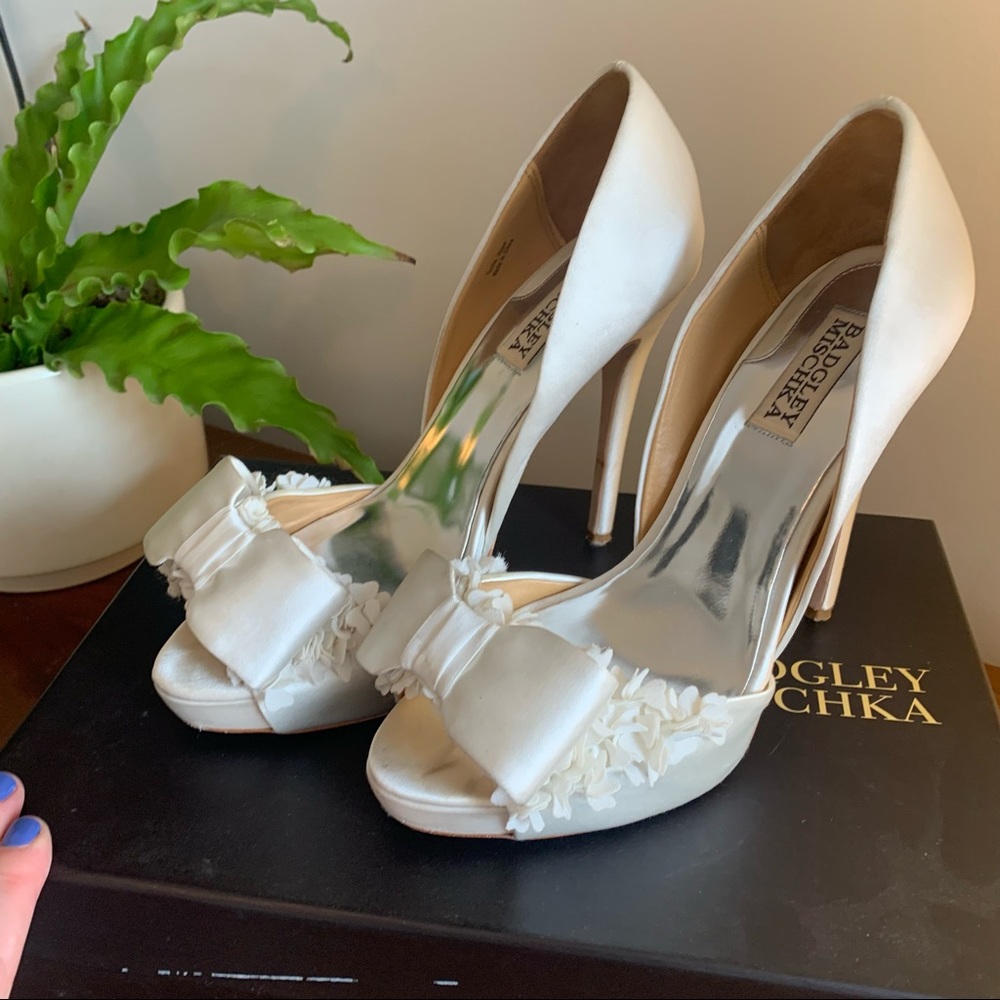 Badgley Miscka - Bridal Heels - size 8 - 👰‍♀️ 👠 💕